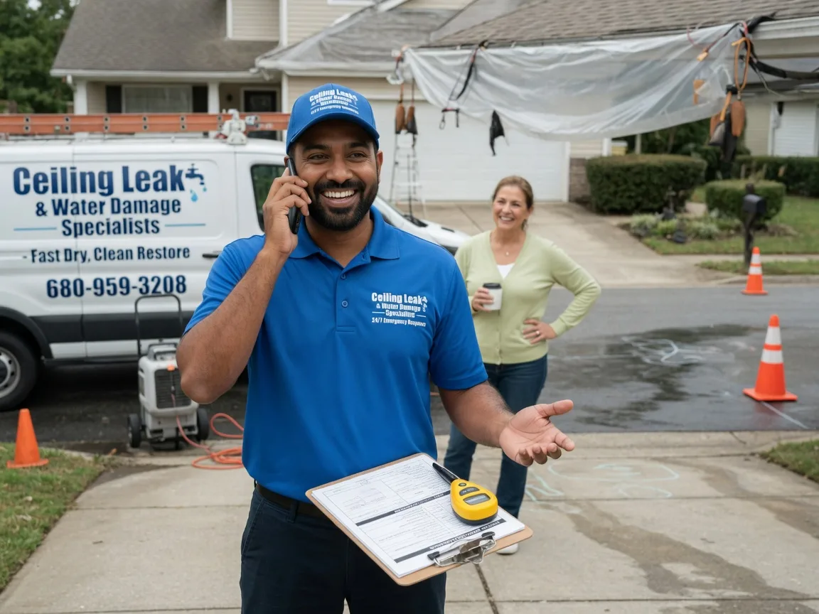 Ceiling Leak Cleanup Lakewood, NM FAQs